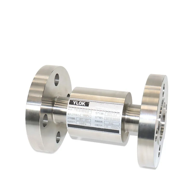 High-Pressure Filter with Flanged Connections